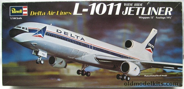 Revell 1/144 Delta Airlines Lockheed L-1011 Tristar, H143 plastic model kit